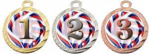 Sportovní medaile MA113 - trikolóra