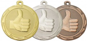 Sportovní medaile ME108 - palec nahoru