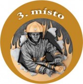 Emblém barevný EM39 hasič 3.místo