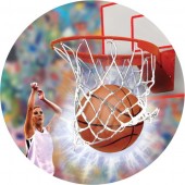 Emblém barevný EM77 basketbal žena