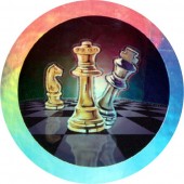 Emblém barevný EM116 šachy