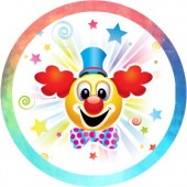 Emblém barevný EM153 veselý klaun